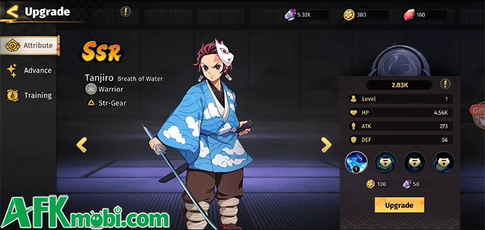 Breath of Ashes game đấu tướng chủ đề Thanh Gươm Diệt Quỷ