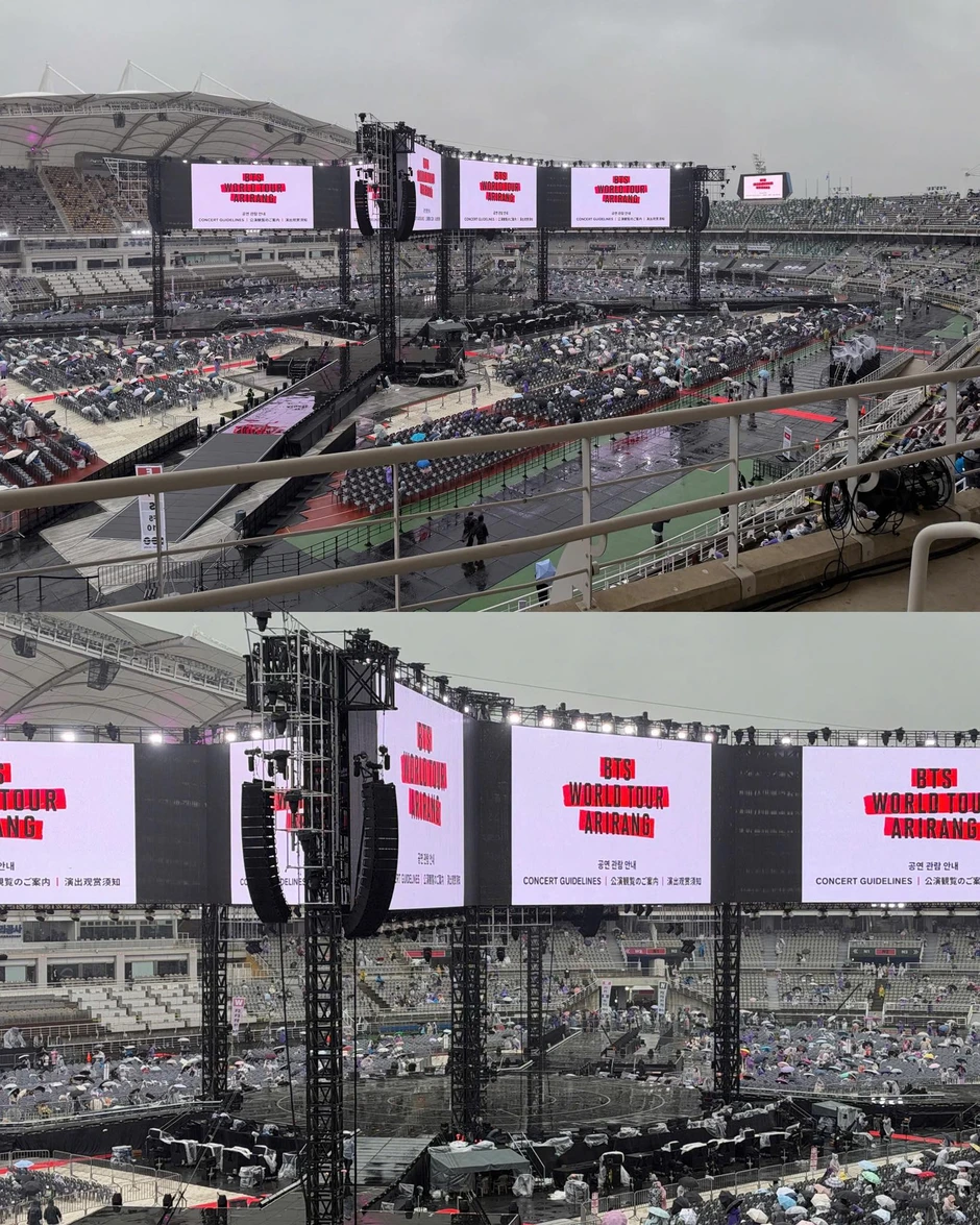 BTS "hóa thần", đội cả cơn mưa lớn mở màn World Tour lớn nhất lịch sử! BTS "hóa thần", đội cả cơn mưa lớn mở màn World Tour lớn nhất lịch sử!