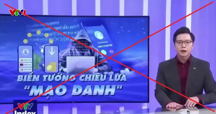 BTV Hoàng Dương của VTV bị giả mạo