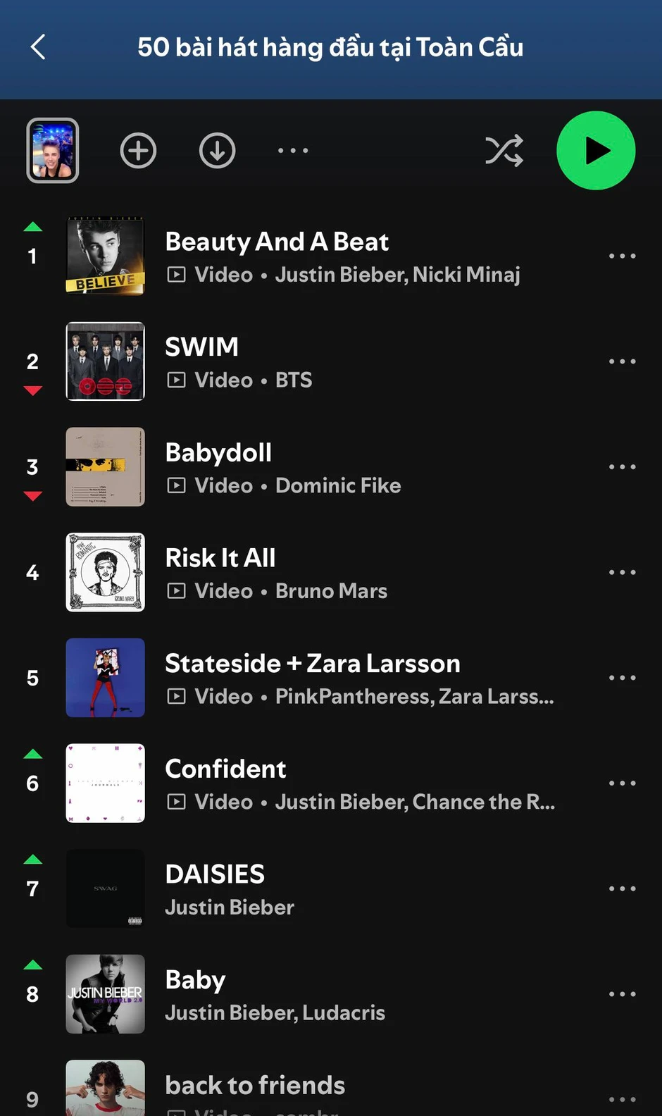 Ca khúc hot nhất thế giới hiện tại: Bật 30 giây tại Coachella đủ cho BTS "hít khói" Ca khúc hot nhất thế giới hiện tại: Bật 30 giây tại Coachella đủ cho BTS "hít khói"