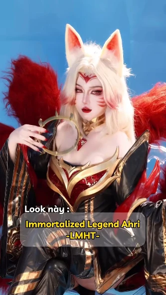 Cận cảnh màn biến hình hoàn hảo thành Ahri Huyền Thoại Trỗi Dậy của nữ coser xinh đẹp