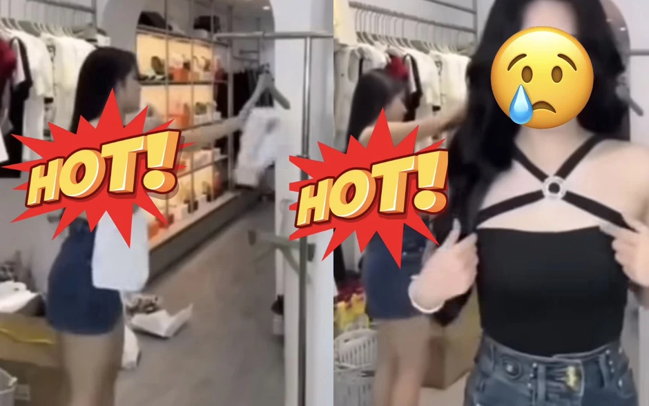 CĐM "đứng hình" khoảnh khắc hớ hênh của hot TikToker ngay trên sóng livestream bán hàng, chỉ là tai nạn nghề nghiệp!