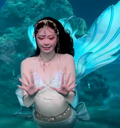 Chỉ 1 giây "lên hình", nàng tiên cá này khiến CDM phải ngây ngất với nhan sắc như bước ra từ truyện cổ tích