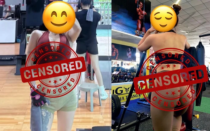 Chưa từng xuất hiện, "top 1 server" Trần Hà Linh khiến dân tình "bật ngửa" với set đồ tập gym