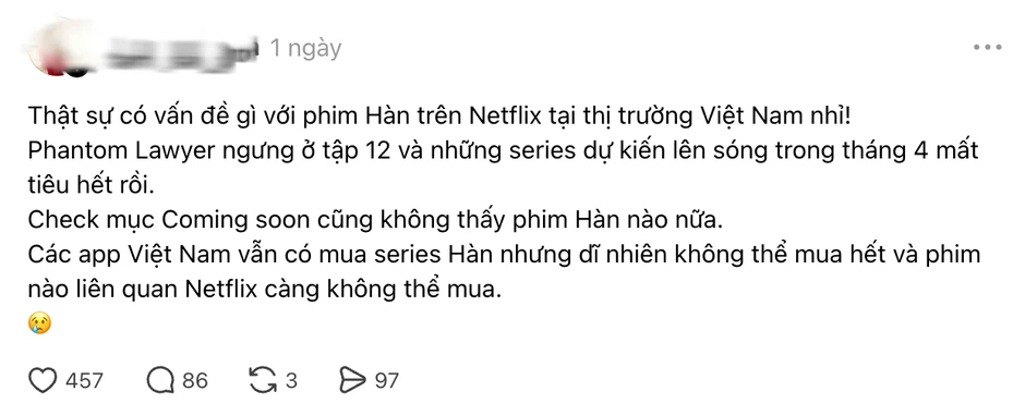 Chuyện gì đang xảy ra với Netflix Việt Nam?