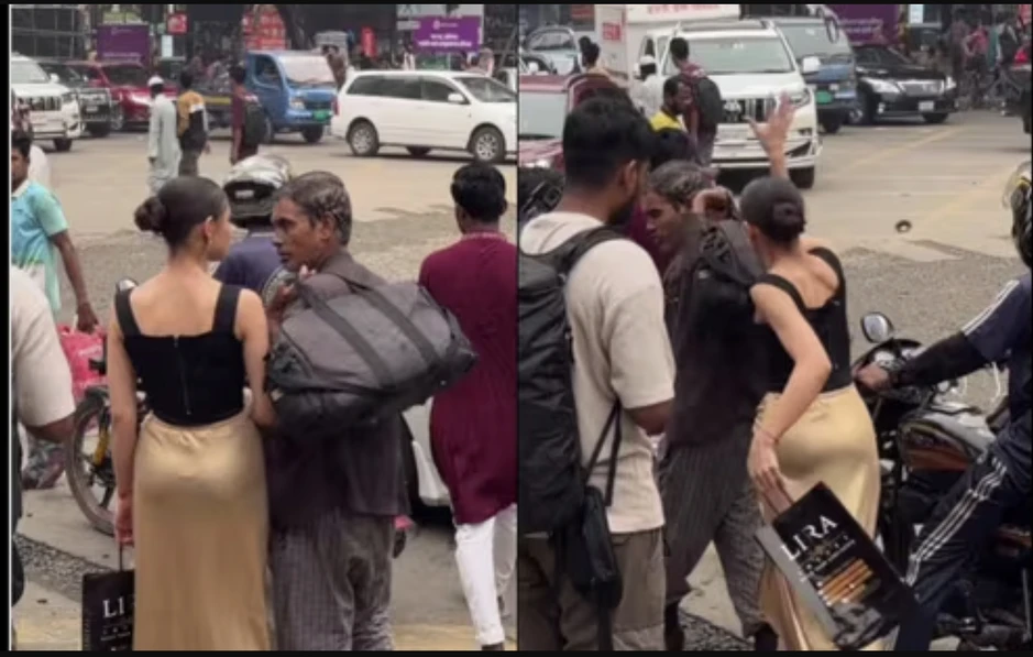 Clip gây tranh cãi: Nữ người mẫu đánh tới tấp người đàn ông lớn tuổi vì 1 cái nhìn Clip gây tranh cãi: Nữ người mẫu đánh tới tấp người đàn ông lớn tuổi vì 1 cái nhìn