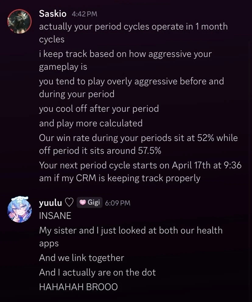 Cộng đồng LMHT dậy sóng vì phương pháp ‘đọc meta’ từ chu kỳ sinh lý người chơi