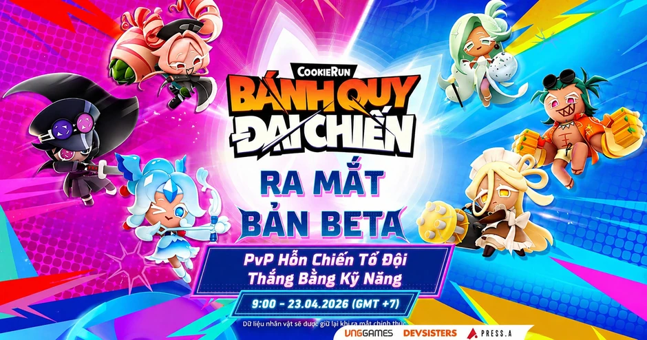 Cookierun: bánh quy đại chiến ra mắt phiên bản beta tại Châu Á