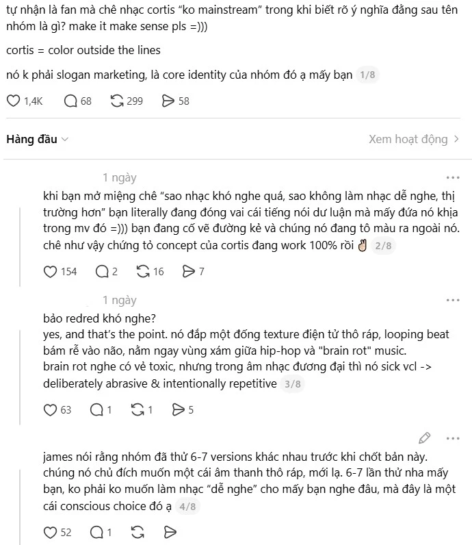 CORTIS tàng hình trên các bảng xếp hạng, ở Việt Nam hot điên đảo nhưng nhạc dở không ai nghe