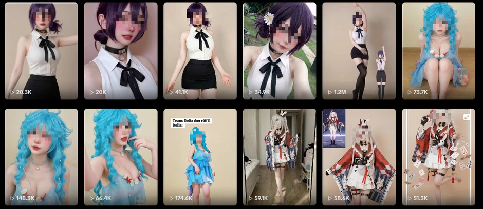 Cosplay quá "mượt", kênh TikTok khiến người xem hoài nghi là AI