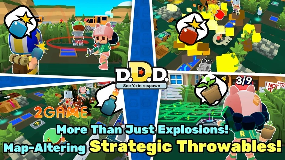 D.D.D.: See Ya in Respawn - Đấu trường súng đạn rực lửa