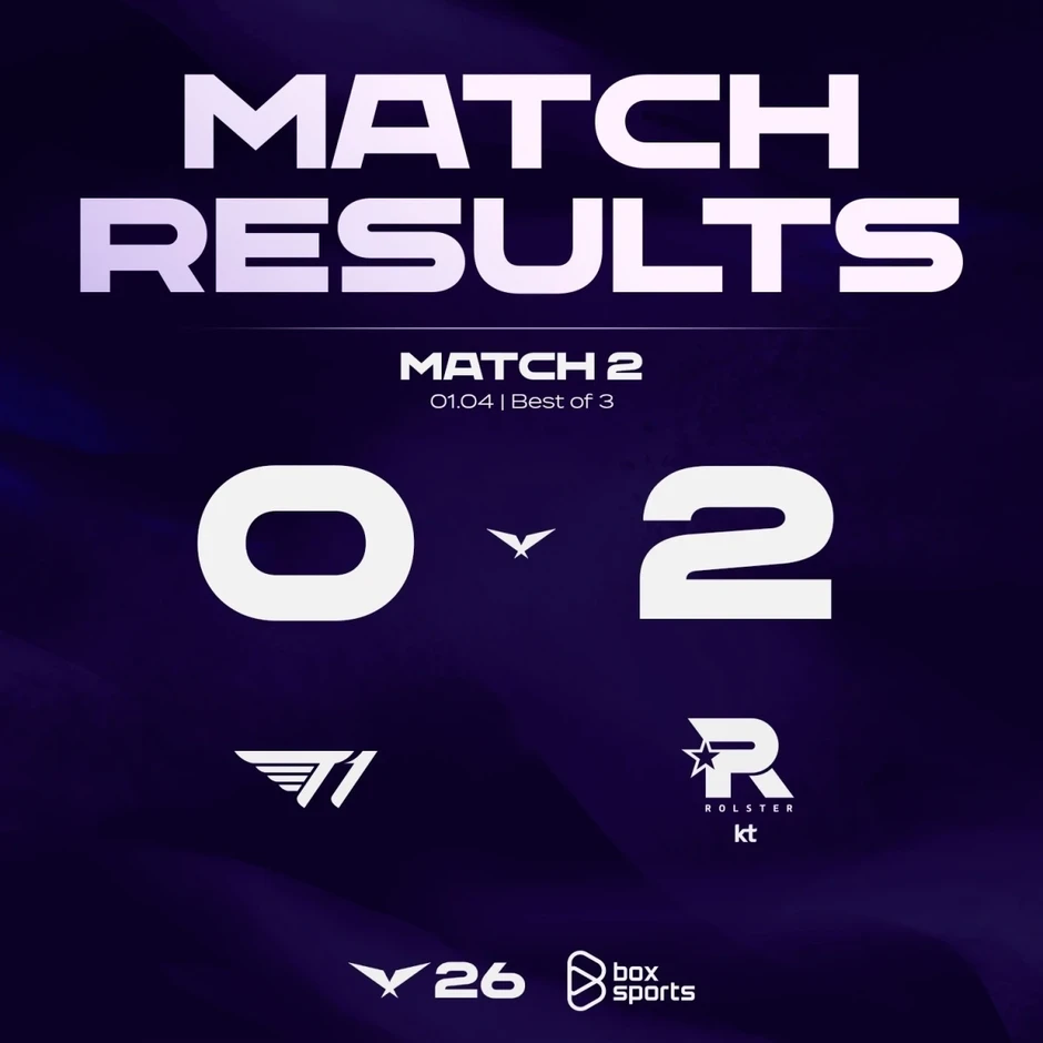 Địa chấn ở vòng đầu LCK 2026