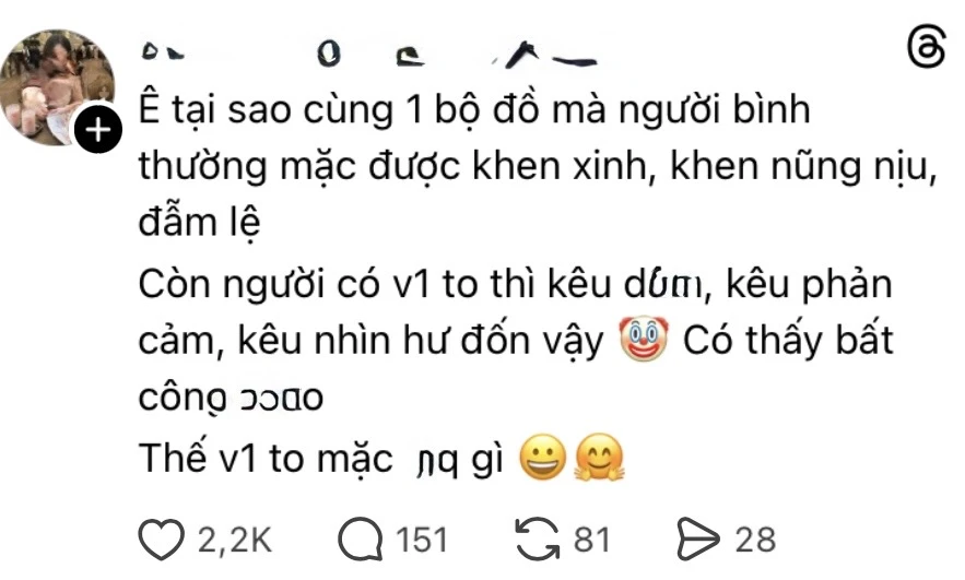 Diện đồ kín đáo đến 90% vẫn không thoát "lời ra tiếng vào", cô gái khóc ròng vì v.ò.ng 1 "quá khổ"