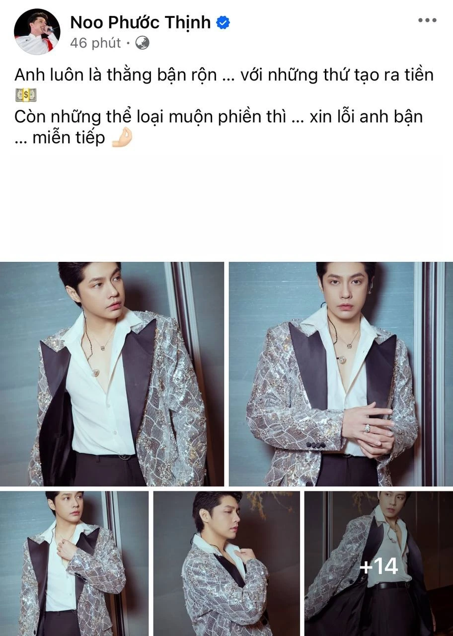 Động thái mới nhất của Noo Phước Thịnh giữa loạt bàn tán đời tư