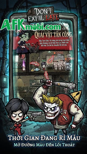 Don't Exfil Late với vòng lập đột nhập, thu thập, chiến đấu và rút lui