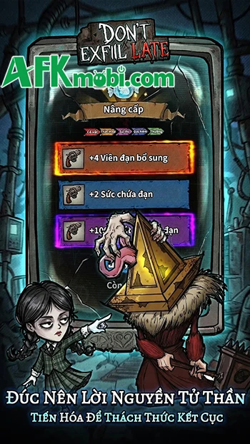 Don't Exfil Late với vòng lập đột nhập, thu thập, chiến đấu và rút lui