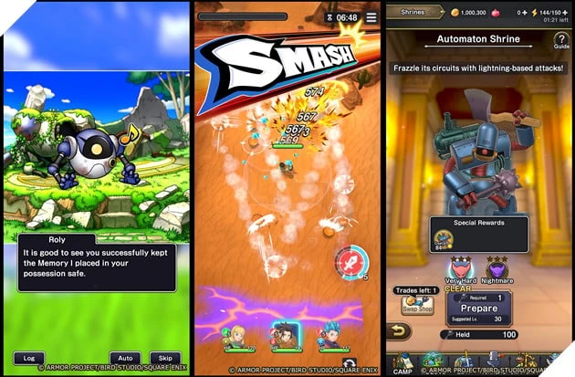 Dragon Quest Smash/Grow ra mắt mobile với lối chơi roguelite hành động