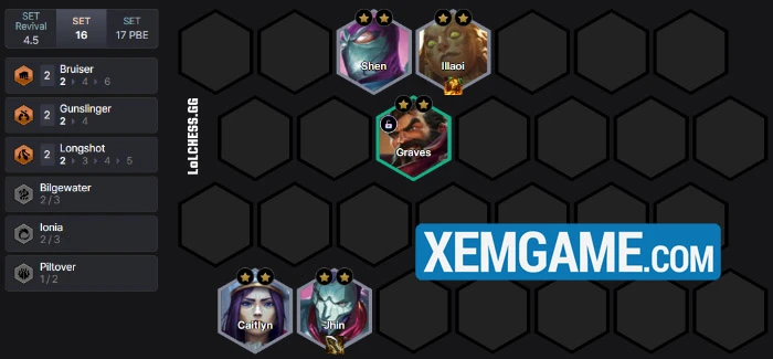 ĐTCL 16.8: Trải nghiệm đội hình mới Jhin T-Hex thú vị