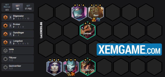 ĐTCL 16.8: Trải nghiệm đội hình mới Jhin T-Hex thú vị