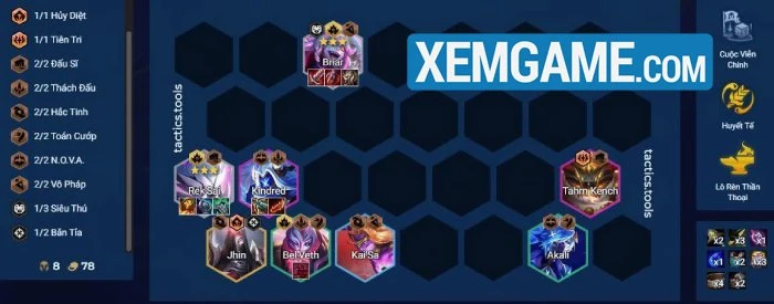 ĐTCL 17.1b: Hướng dẫn đội hình Briar reroll với cách đặt cực dị