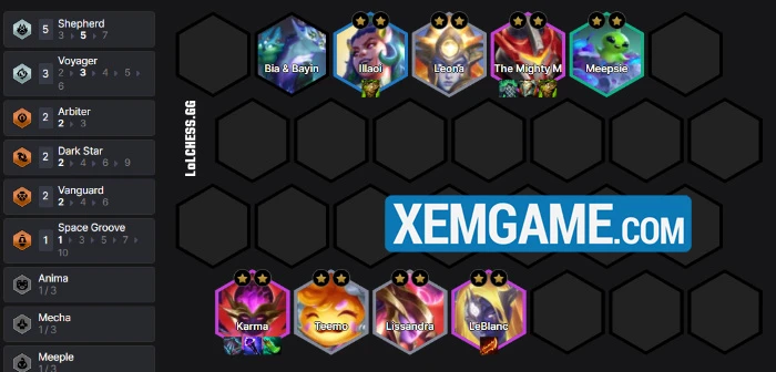 ĐTCL 17.1b: Hướng dẫn đội hình Leblanc Karma Lữ Hành, con bài mới nổi lên sau bản vá