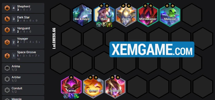 ĐTCL 17.1b: Hướng dẫn đội hình Leblanc Karma Lữ Hành, con bài mới nổi lên sau bản vá