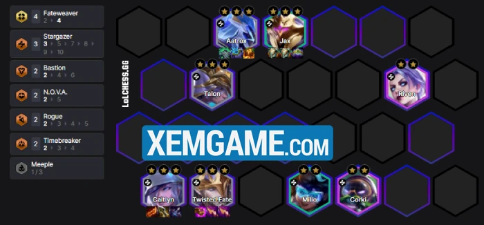 ĐTCL 17.2: Hướng dẫn bài đấu Twisted Fate reroll - con bài vào top tỉ lệ cao nhất bản mới