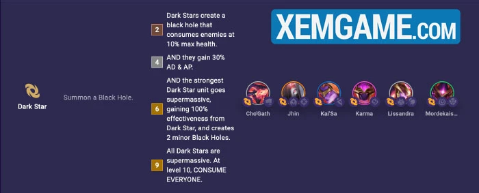 ĐTCL mùa 17: Preview Hắc Tinh - Tộc Hệ lớn với hố đen vũ trụ sẽ chiến đấu như thế nào? ĐTCL mùa 17: Preview Hắc Tinh - Tộc Hệ lớn với hố đen vũ trụ sẽ chiến đấu như thế nào?