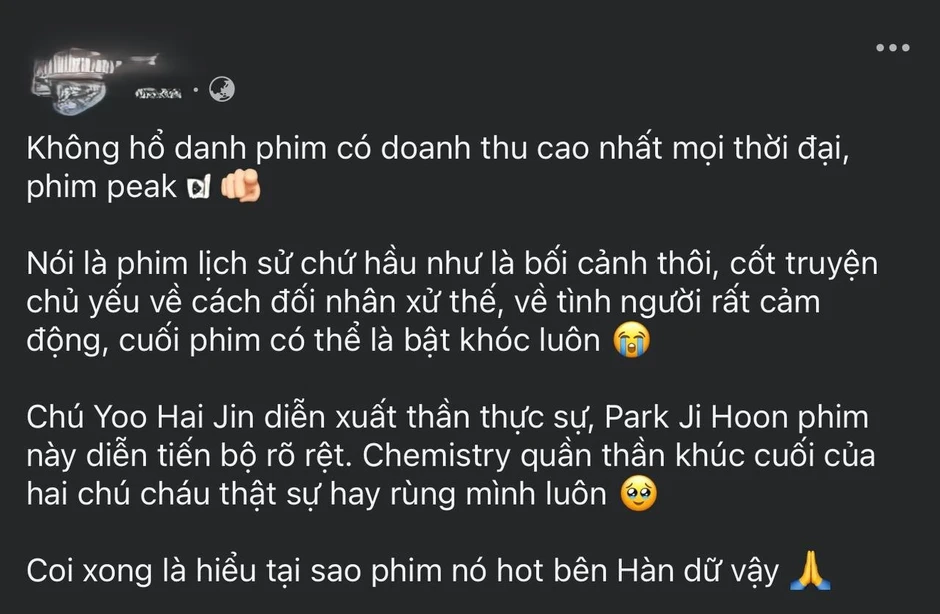 Dưới Bóng Điện Hạ được MXH Việt khen không tiếc lời Dưới Bóng Điện Hạ được MXH Việt khen không tiếc lời