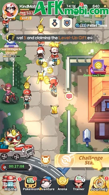 Evo Legend Trail game đấu thú chiến thuật lấy chủ đề Pokémon
