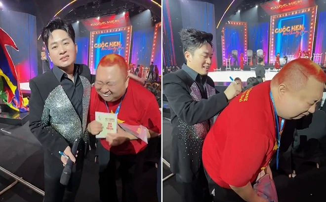 Fan Hàn Quốc có biểu hiện "lạ", liên tục kêu "ôi trời ơi" khi gặp Tùng Dương Fan Hàn Quốc có biểu hiện "lạ", liên tục kêu "ôi trời ơi" khi gặp Tùng Dương