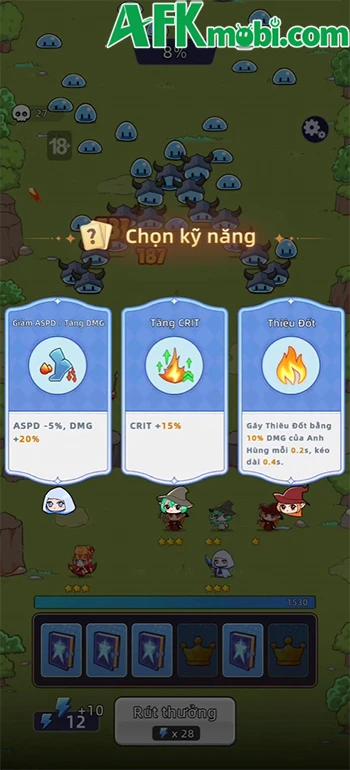 Gambit Hero: Vận Mệnh Anh Hùng game phòng thủ về Việt Nam