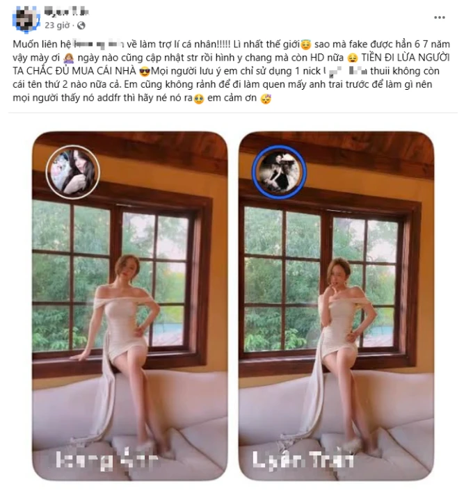 Gặp kiếp nạn bị "fake ảnh", hot girl tuyên bố một nước đi không tưởng, khiến CDM "cười ra nước mắt" Gặp kiếp nạn bị "fake ảnh", hot girl tuyên bố một nước đi không tưởng, khiến CDM "cười ra nước mắt"