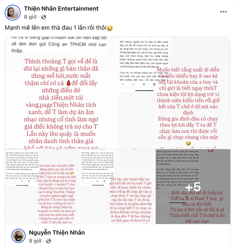 Gia đình thông báo mất tích, Thiện Nhân lộ diện tố ngược người thân chiếm đoạt tài sản