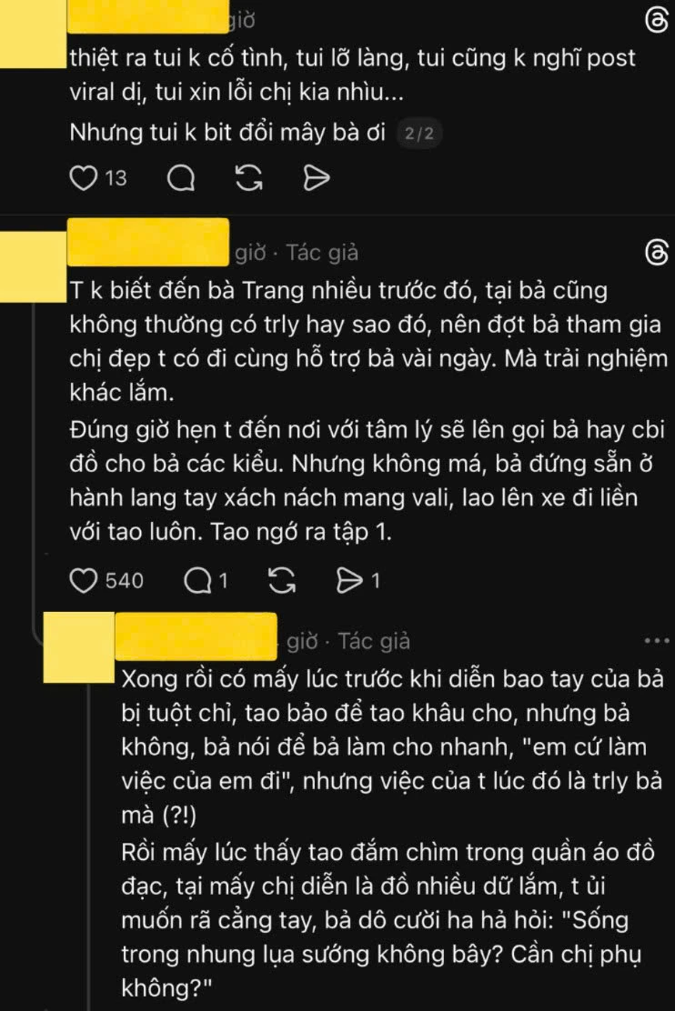 Giữa lúc drama trợ lý - nghệ sĩ dậy sóng rần rần trên Threads, ca sĩ Thảo Trang bất ngờ bị réo tên với thái độ thế nào? Giữa lúc drama trợ lý - nghệ sĩ dậy sóng rần rần trên Threads, ca sĩ Thảo Trang bất ngờ bị réo tên với thái độ thế nào?