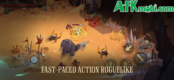 God Rivals: RPG Roguelike game hành động chặt chém roguelike