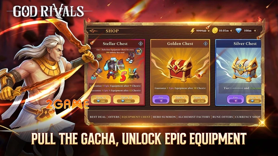 God Rivals: RPG Roguelike - Nơi những kẻ phàm trần thách thức thần linh