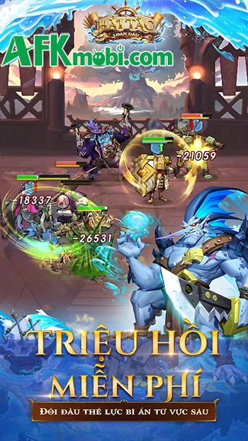 Hải Tặc Loạn Đấu: Idle AFK game đấu tướng chiến thuật màn dọc