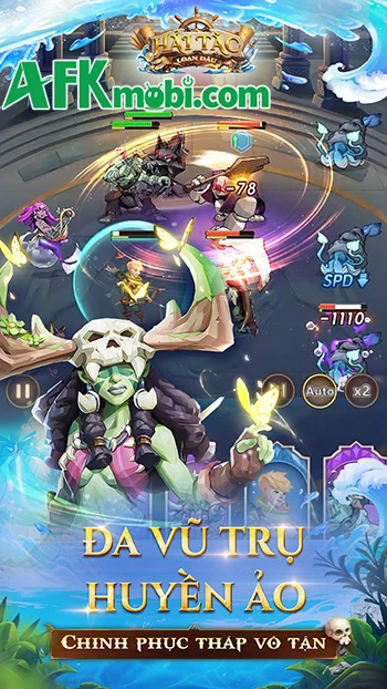 Hải Tặc Loạn Đấu: Idle AFK game đấu tướng chiến thuật màn dọc