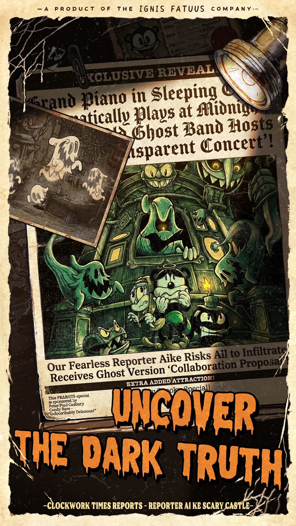 Haunted Headlines: Don’t Scream – Khi Hoạt Hình Cổ Điển Biến Thành Cơn Ác Mộng