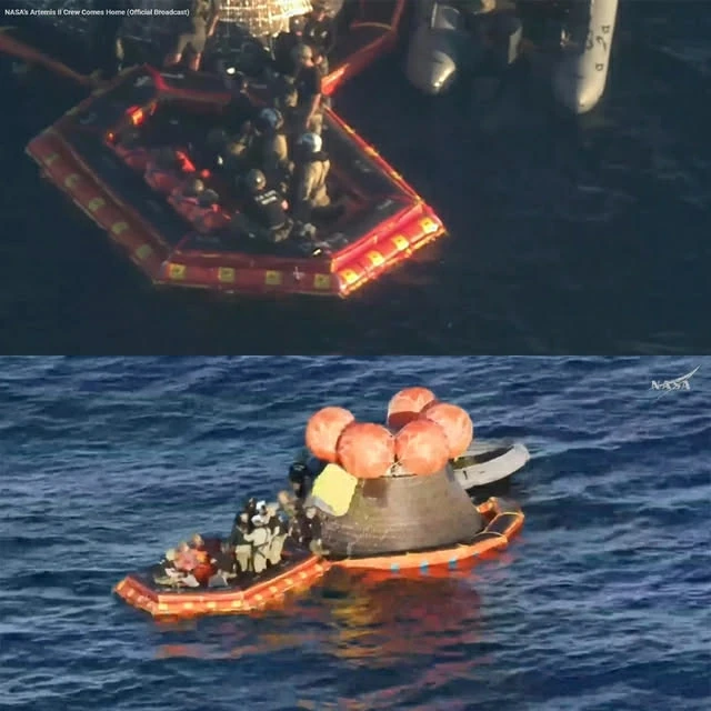 Hình ảnh đầu tiên của phi hành đoàn Artemis II khi trở về trái đất, trạng thái sức khoẻ gây chú ý Hình ảnh đầu tiên của phi hành đoàn Artemis II khi trở về trái đất, trạng thái sức khoẻ gây chú ý
