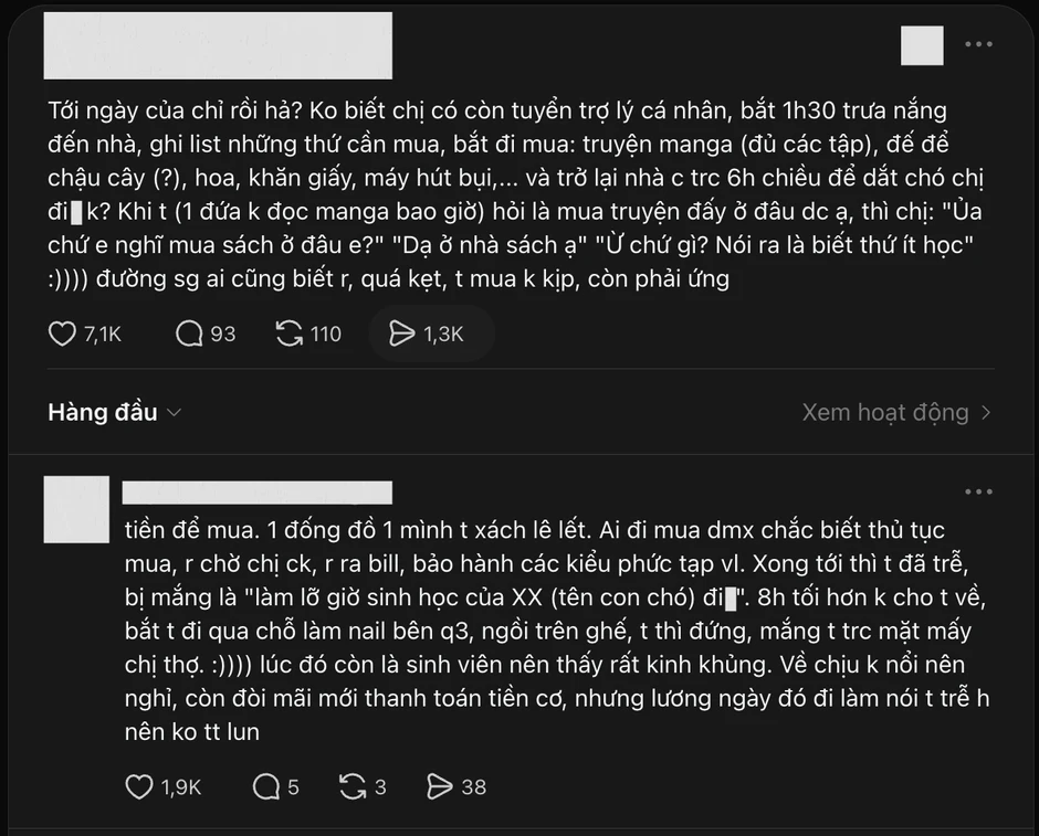 Hoa hậu Dương Thuỳ Linh nhảy vào drama "trợ lý phải dắt chó đi dạo": Thế các bạn tưởng trợ lý cá nhân là làm gì? Hoa hậu Dương Thuỳ Linh nhảy vào drama "trợ lý phải dắt chó đi dạo": Thế các bạn tưởng trợ lý cá nhân là làm gì?