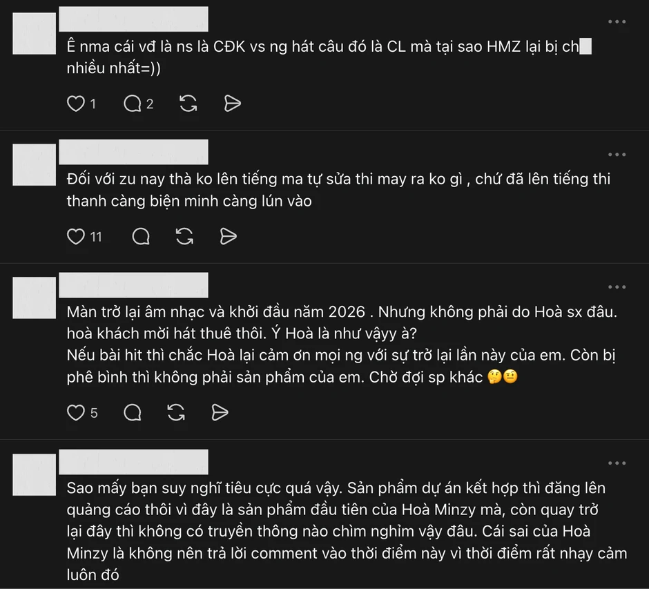 Hoà Minzy lần nữa vướng tranh cãi