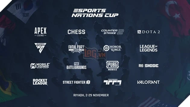 Hơn 100.000 Tuyển Thủ Từ 100 Quốc Gia Và Vùng Lãnh Thổ Tham Gia Vòng Loại, Tranh Tài Ở 16 Bộ Môn Để Giành Suất Dự Esports Nations Cup 2026 Đầu Tiên