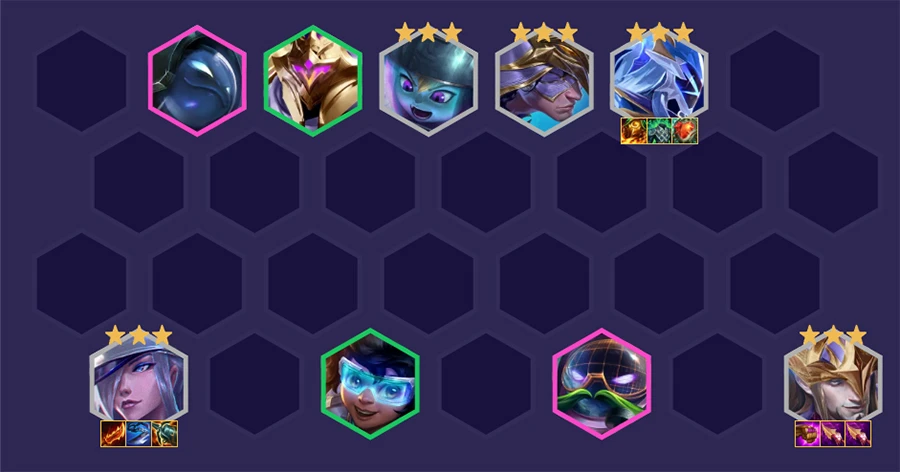 Hướng dẫn đội hình Định Mệnh Reroll DTCL mùa 17 TFT