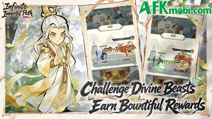 Infinite Immortal Path cho người chơi tu tiên bằng cách mở đỉnh