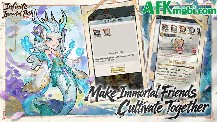 Infinite Immortal Path cho người chơi tu tiên bằng cách mở đỉnh