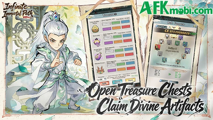 Infinite Immortal Path cho người chơi tu tiên bằng cách mở đỉnh