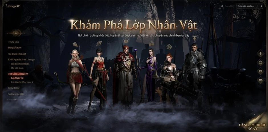 Khởi động đăng ký sớm, khai mở website chính thức, Lineage W đang đến rất gần với game thủ Khởi động đăng ký sớm, khai mở website chính thức, Lineage W đang đến rất gần với game thủ