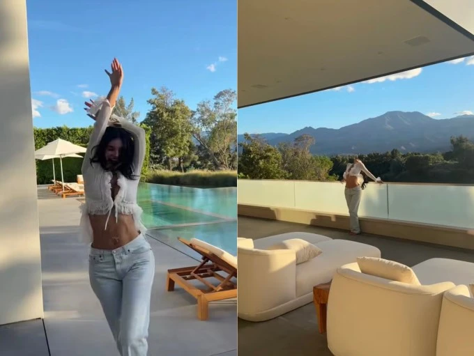 Kylie Jenner khoe biệt thự đẹp choáng ngợp